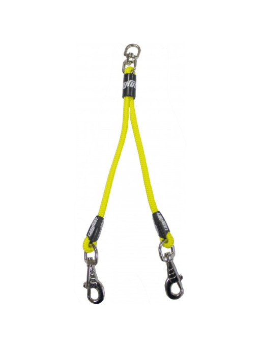 Accouple réglable 2 chiens en corde polyester Cani Hunt Accouple réglable 2 chiens en corde polyester Cani Hunt