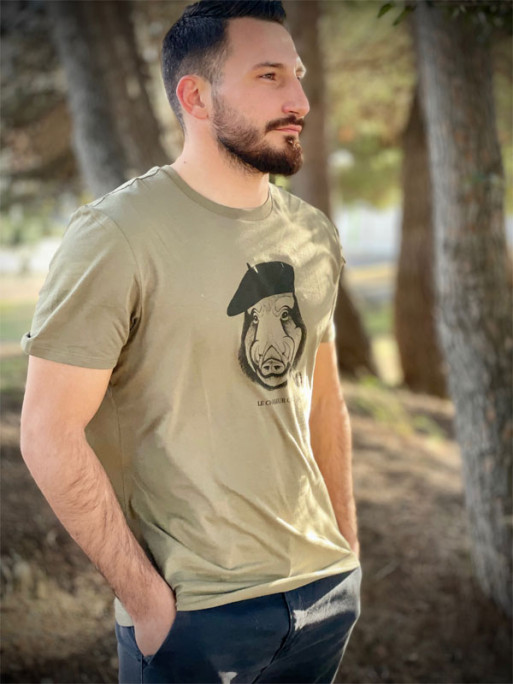 T-shirt Portrait Sanglier Le Chasseur Chic
