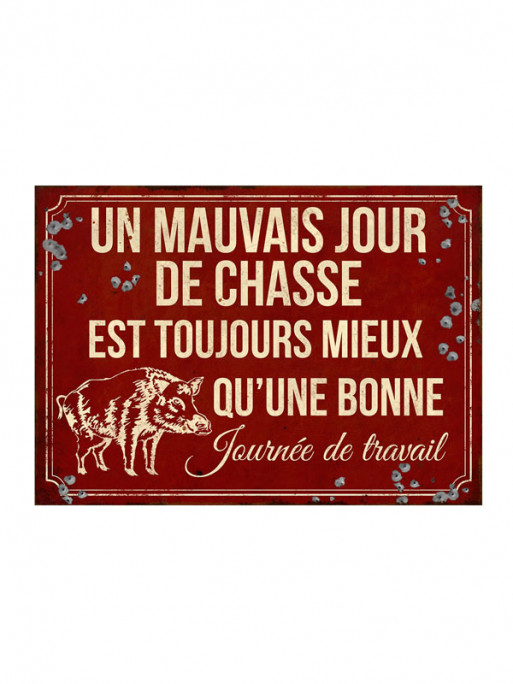 Plaque 'Un mauvais Jour' Lovergreen