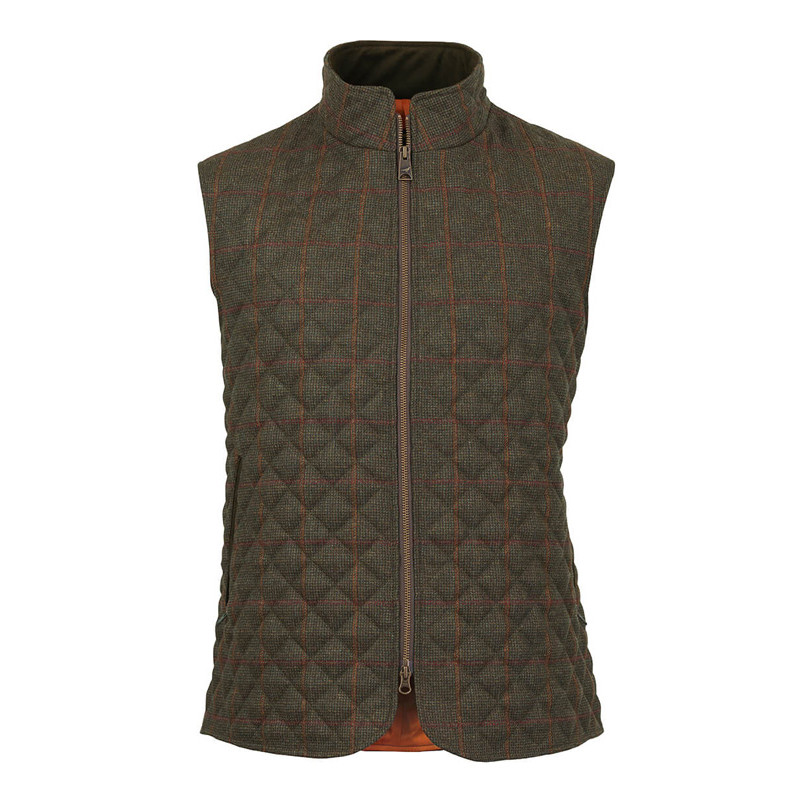 Gilet en tweed matelassé Hastings Laksen