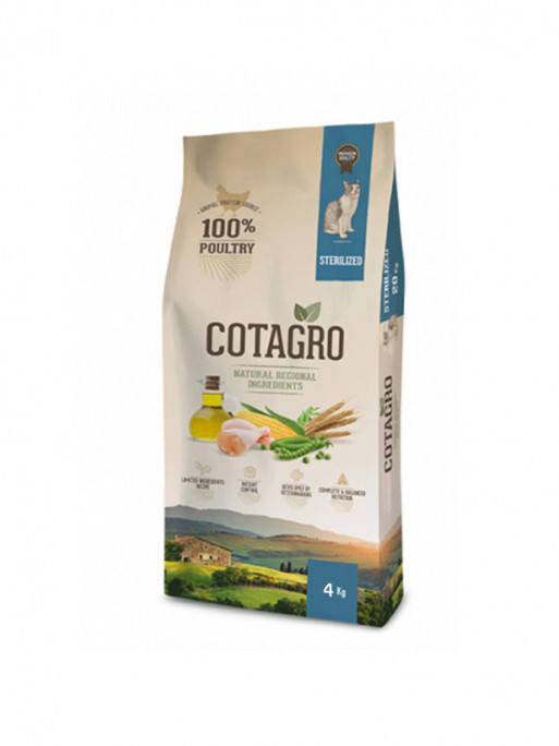 Croquettes chat Cotagro Sterilized - 4kg